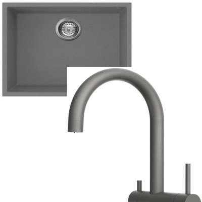 Детальное фото товара: Omoikiri Bosen 54-U-PL + Yamada-P-PL платина