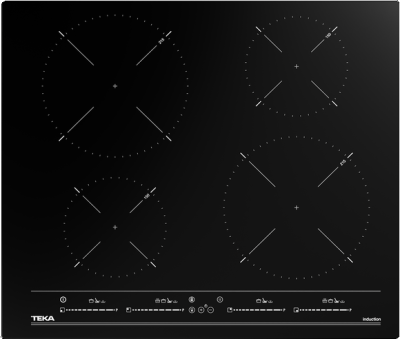 Фото товара: Teka IBC 64320 MSP BLACK индукционная поверхность