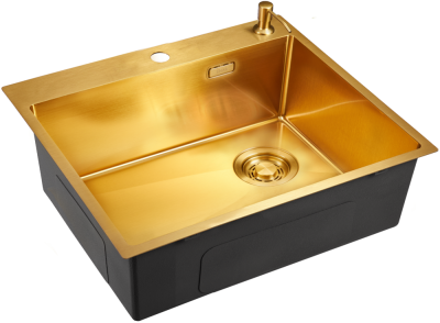 Emar EMB-560(TOP) PVD Golden, мойка, нержавеющая сталь, золото