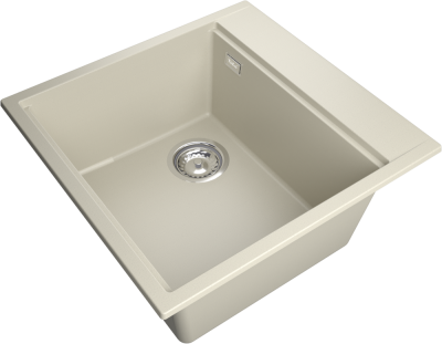 Детальное фото товара: Rivelato TESORO TR-505-L beige scuro, мойка, гранит, тёмно-бежевый