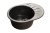 GranFest RONDO GF-R-580 L, мойка, мрамор, черный Детальное фото товара: GranFest RONDO GF-R-580 L, мойка, мрамор, черный