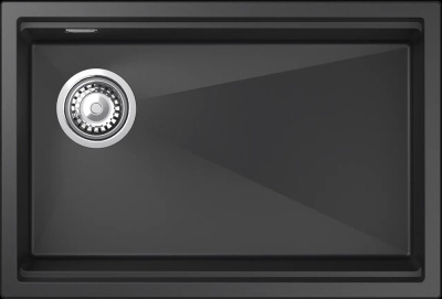 Rivelato LINO LN-654-L nero, мойка, гранит, черный