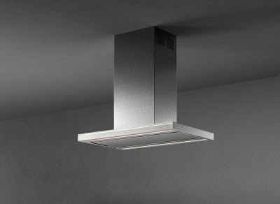 Falmec LUMINA NRS ISOLA GLASS STEEL 90
