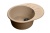 GranFest RONDO GF-R-580 L, мойка, мрамор, топаз Детальное фото товара: GranFest RONDO GF-R-580 L, мойка, мрамор, топаз