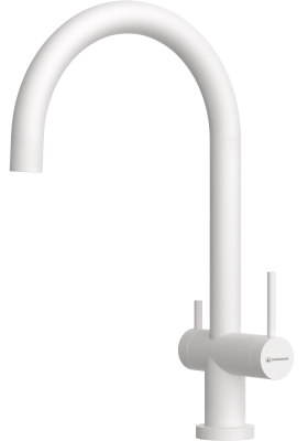 Фото товара: Omoikiri Yamada Slim-WH, смеситель, белый