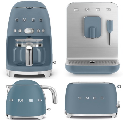 Детальное фото товара: Smeg KLF03SBMEU + TSF01SBMEU + BCC12SBMEU + DCF02SBMEU