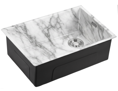 Emar EMB-660(UN) White Elegant, мойка, нержавеющая сталь, белый