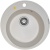 Ecoshtein KREIS 500, мойка, гранит, латте Детальное фото товара: Ecoshtein KREIS 500, мойка, гранит, латте