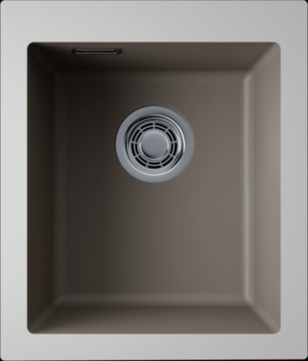 Фото товара: Omoikiri Omishima 41-U-DG Matt, мойка, керамика, dust grey матовый