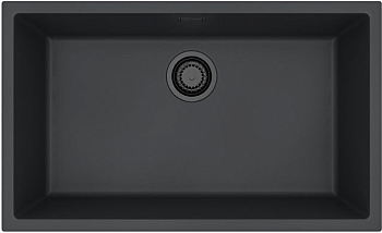 Фото товара: ALVEUS OMNI 40 GRANITAL DEEP BLACK-G90 BE, мойка, гранит, черный матовый (в комп. с сифоном 1148151)