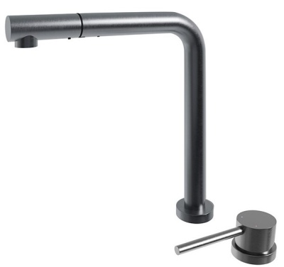 Детальное фото товара: Emar EC-7027 PVD Dark, смеситель, черный