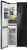 MEFERI MFR83BLACK IX TOTAL NO FROST CROSS DOOR COMFORT Детальное фото товара: MEFERI MFR83BLACK IX TOTAL NO FROST CROSS DOOR COMFORT