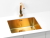 Детальное фото товара: ALVEUS QUADRIX MONARCH 50 BRONZE, мойка, нержавеющая сталь, бронза (в компл. с выпуском без сифона)