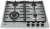 Haier HHX-M64CWFX Детальное фото товара: Haier HHX-M64CWFX газовая поверхность