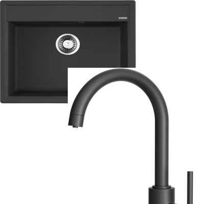 Детальное фото товара: Omoikiri Daisen 60-BL + Shinagawa 2 Plus-BL черный