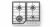 Evelux HEG 638 X Детальное фото товара: Evelux HEG 638 X газовая поверхность