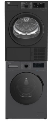 Детальное фото товара: Beko стирка WSPE7H616A + сушка DF7412GB