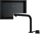 Omoikiri Taki 54-U/IF-GB + Nara 2 Plus-S-GB графит