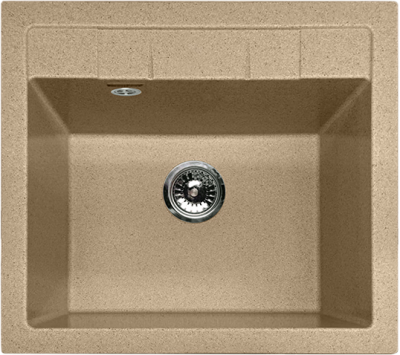 GranFest QUADRO GF-Q-561, мойка, мрамор, песочный