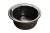 GranFest RONDO GF-R-520, мойка, мрамор, черный Детальное фото товара: GranFest RONDO GF-R-520, мойка, мрамор, черный