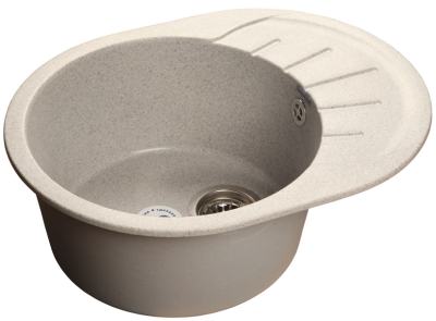 Детальное фото товара: GranFest RONDO GF-R-580 L, мойка, мрамор, серый