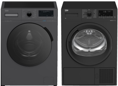 Beko стирка WSPE7H616A + сушка DF7412GB