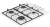 SIMFER H60Q40W411 Детальное фото товара: SIMFER H60Q40W411 газовая поверхность