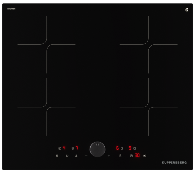 Детальное фото товара: Kuppersberg ICI 608 Black R индукционная поверхность