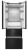 Детальное фото товара: MEFERI MFR70BK TOTAL NO FROST FRENCH DOOR ULTRA