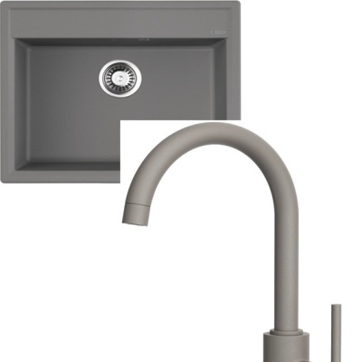 Детальное фото товара: Omoikiri Daisen 60-GR + Shinagawa-P-GR leningrad grey