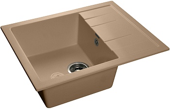 Фото товара: GranFest QUADRO GF-Q-650 L, мойка, мрамор, топаз