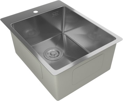 Детальное фото товара: Rivelato RINOX 3850 INOX, мойка, нержавеющая сталь