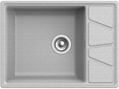 Детальное фото товара: GranFest VERTEX GF-V-680L, мойка, мрамор, серый