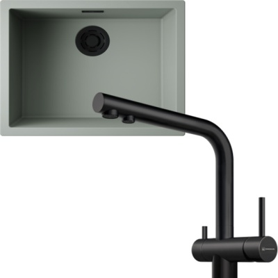 Детальное фото товара: Omoikiri Yamakawa 55-U/I-WG + Nagano-GB wind green