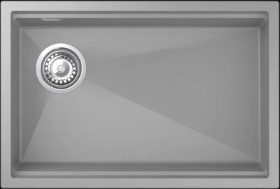 Rivelato LINO LN-654-L, мойка, гранит, серый 803
