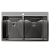 Фото товара: Rivelato RINOX 7450 2В PVD black, мойка, нержавеющая сталь, черный