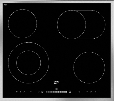Детальное фото товара: Beko HIC64503TX стеклокерамическая поверхность
