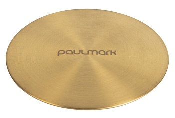 Фото товара: Paulmark PM116-BG, накладка на выпуск, брашированное золото