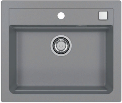 ALVEUS GRANITAL ATROX 30 CONCRETE - G81, мойка, гранит (в комплекте с сифоном 1132823)