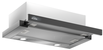 Elikor Интегра GLASS 60Н-400-В2Д нерж/стекло черное R