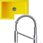 Omoikiri Mikura 61-SL + Mikawa 2 Plus-SB-BN желтый