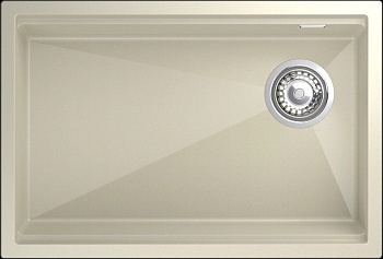 Фото товара: Rivelato LINO LN-654-R beige scuro, мойка, гранит, тёмно-бежевый