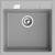Rivelato RAUM RM-50 grigio metallizzato, мойка, гранит, серый металлик Детальное фото товара: Rivelato RAUM RM-50 grigio metallizzato, мойка, гранит, серый металлик