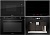 Фото товара: KORTING HIB 68700 B QUADRO + OKB 1471 CGN + KMI 825 TGN + KCM 9830 BCG