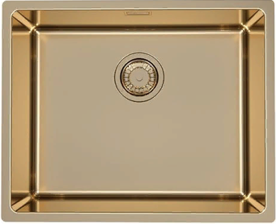 ALVEUS KOMBINO 50 MONARCH BRONZE SAT-90, мойка, нерж. сталь, бронза (в компл. с выпуском без сифона)