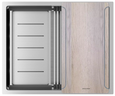 Paulmark NEXT-MULTI SINK 54-L UNI, мойка, нержавеющая сталь брашированная