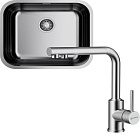 Omoikiri Omi 54-U/IF-IN + Nakagawa 2 Plus-BN нержавеющая сталь