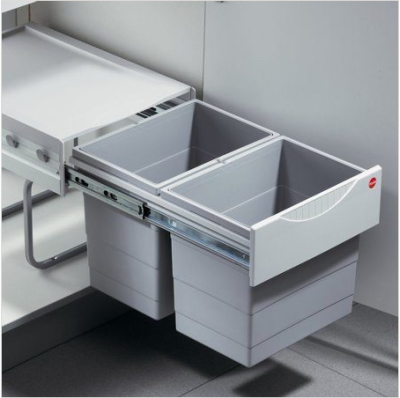 Детальное фото товара: Hailo Space Saving ведро для мусора 36л (2x18)