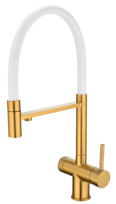 Emar EC-7024WHT PVD Golden, смеситель, золото
