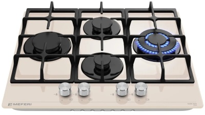 Детальное фото товара: MEFERI MGH604BG GLASS ULTRA газовая поверхность